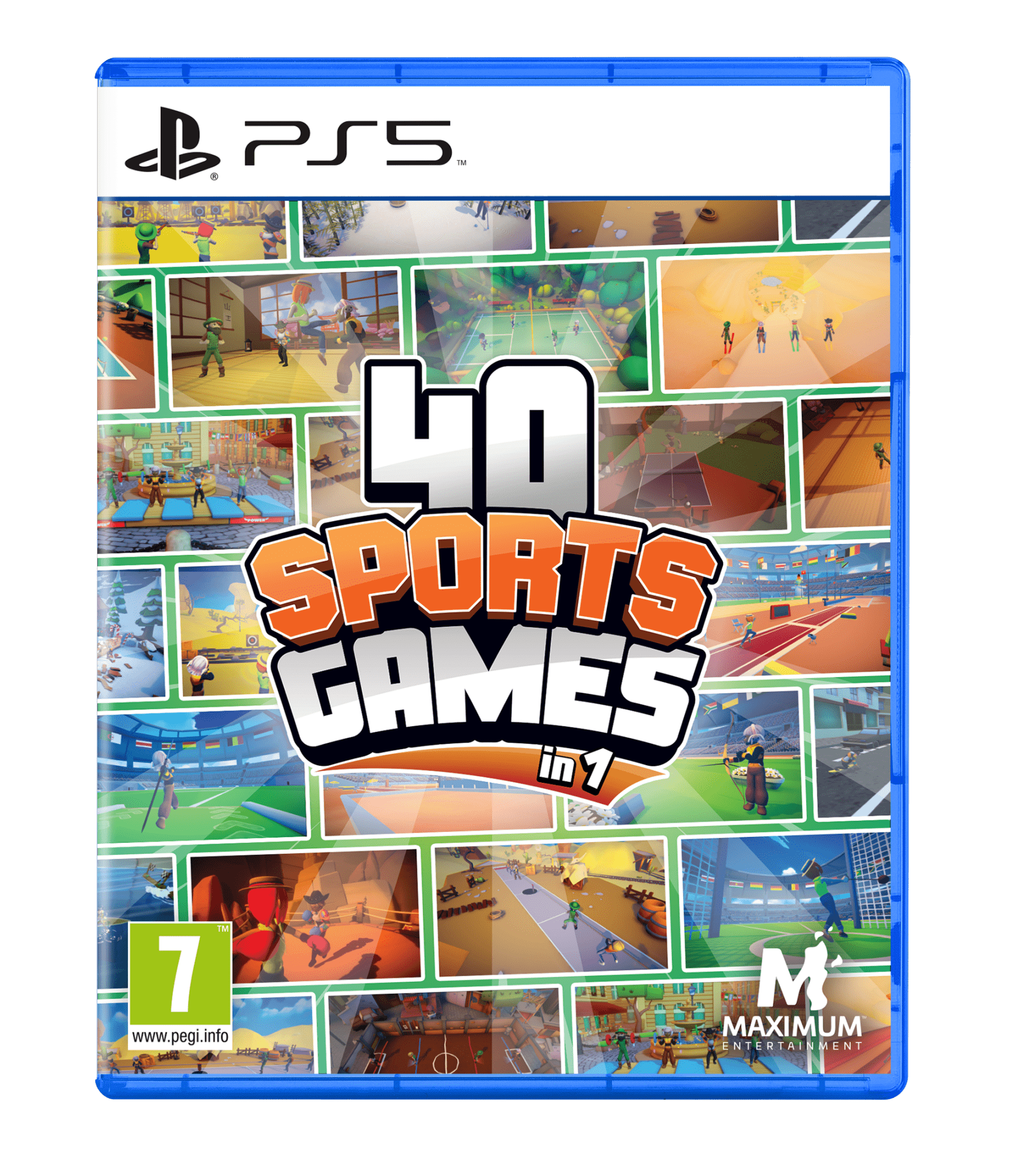 40 Sports Games in 1 PS5 - Jeux Vidéo Physique - Maximum Entertainment - Shop Just for Games