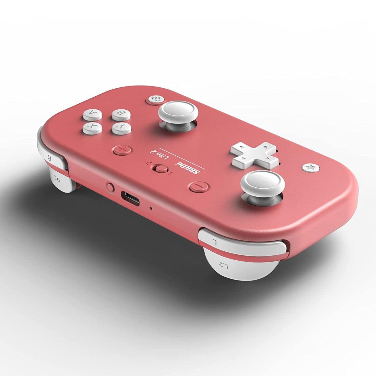 8BitDo Lite 2 Rose Manette Bluetooth pour Nintendo Switch, Raspberry, Android et Windows - Manettes - 8Bitdo - Shop Just for Games