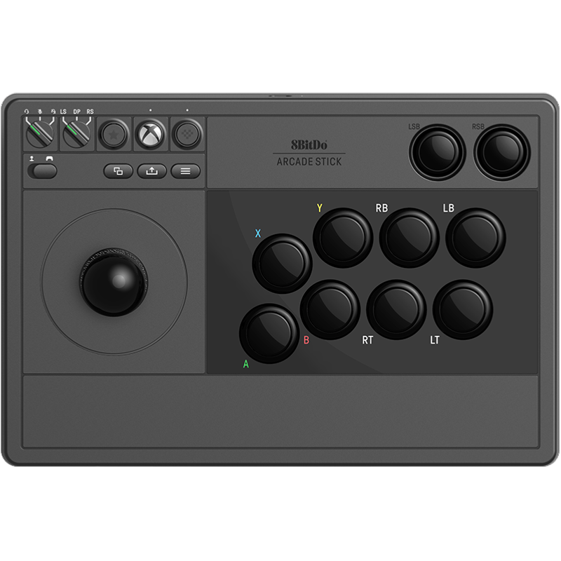8Bitdo Arcade Stick 2.4G/USB pour Xbox Series X/S, Xbox One et Windows - Edition Noire / Black Edition - Manettes - 8Bitdo - Shop Just for Games