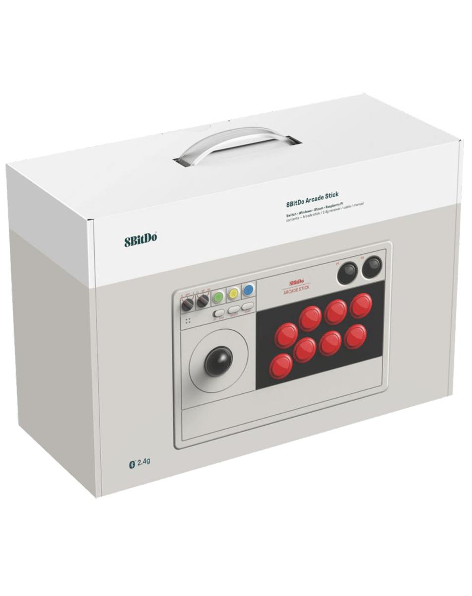 8Bitdo Arcade Stick pour Nintendo Switch - PC Windows - Steam - Rasberry Pi - Manettes - 8Bitdo - Shop Just for Games