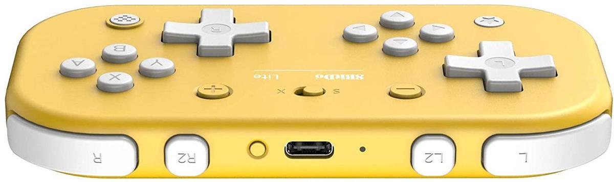 8BitDo Lite Jaune Manette Bluetooth pour Switch Lite, Switch et Windows - Manettes - 8Bitdo - Shop Just for Games