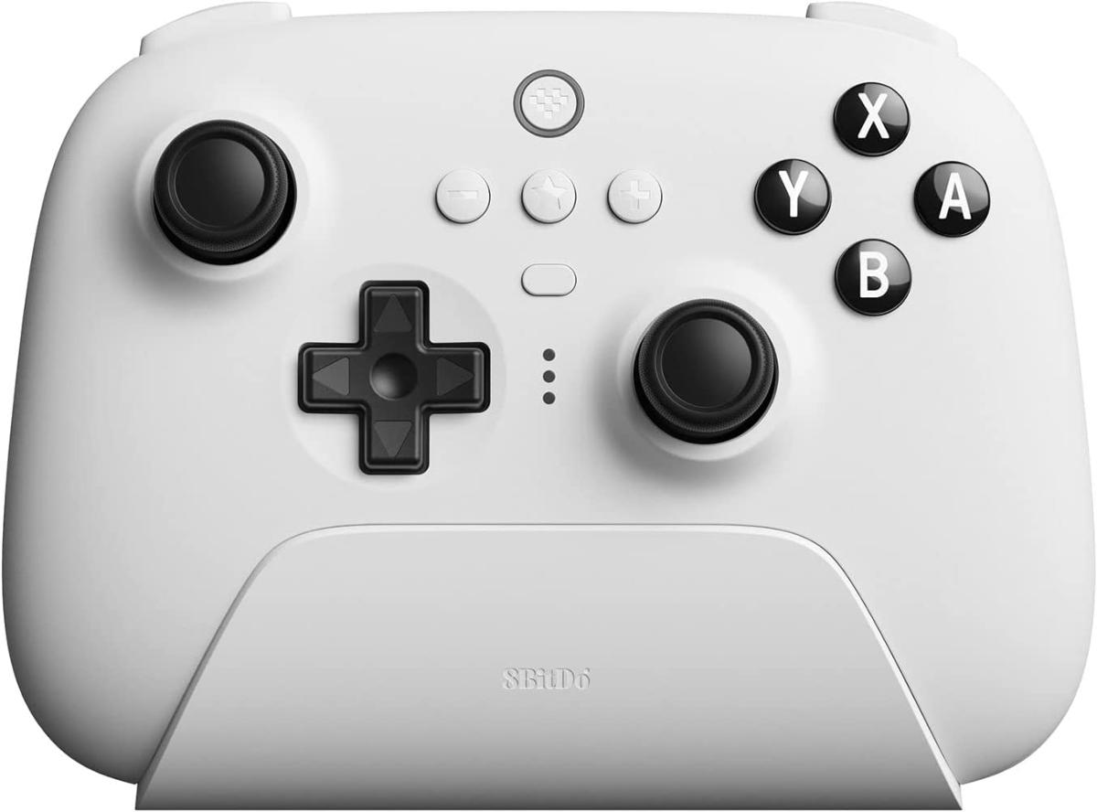 8Bitdo manette Bluetooth Ultimate pour Nintendo Switch & PC Windows - Blanc - Manettes - 8Bitdo - Shop Just for Games