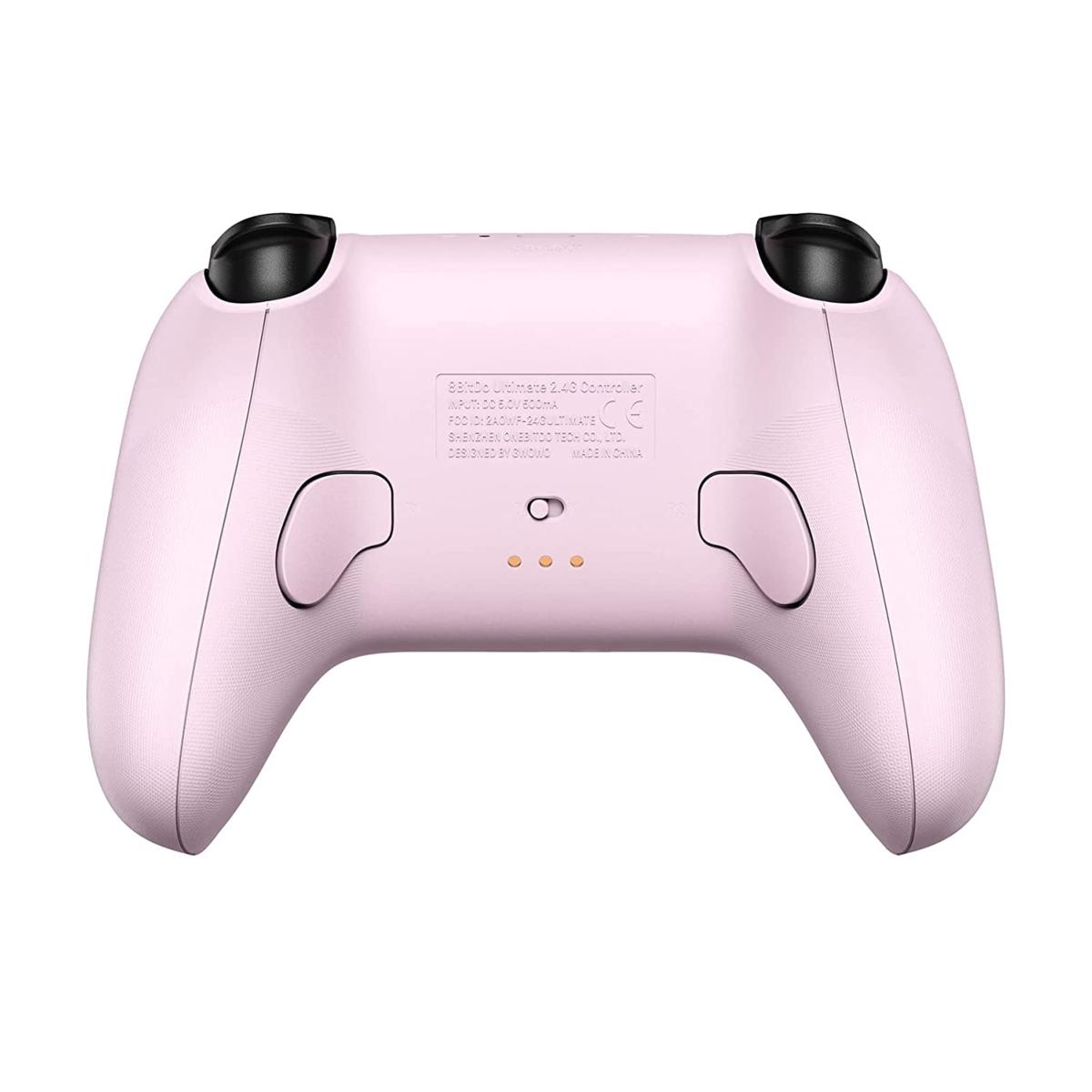 8Bitdo manette sans fil Ultimate 2.4Ghz pour PC Windows, Android et Raspberry pi - Rose - Manettes - 8Bitdo - Shop Just for Games