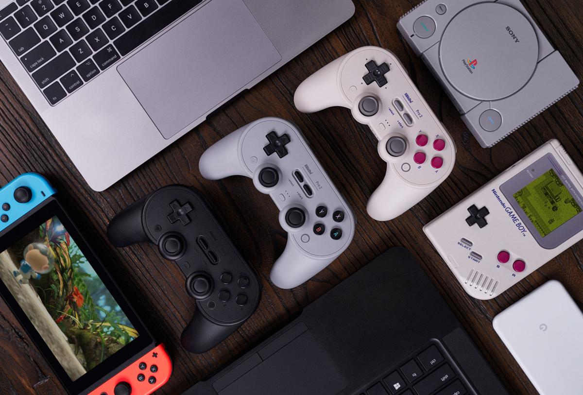 8bitdo Pro 2 Manette sans Fil Bluetooth - Black Edition - Manettes - 8Bitdo - Shop Just for Games