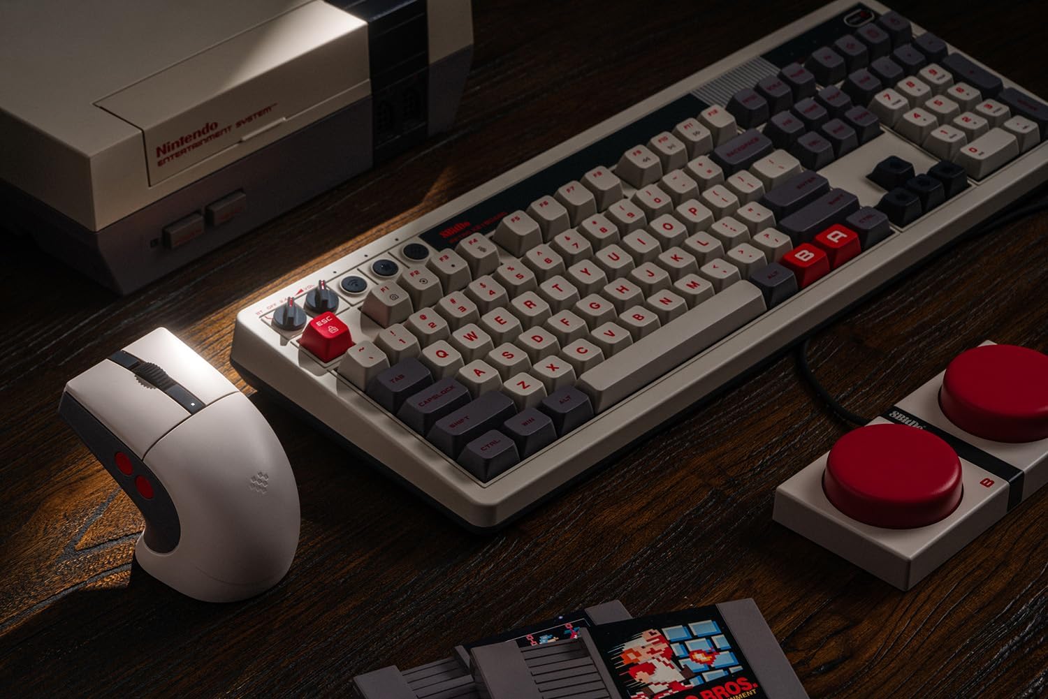 8Bitdo Retro R8 Souris Sans Fil Bluetooth & 2.4G - N Edition - Claviers - 8Bitdo - Shop Just for Games