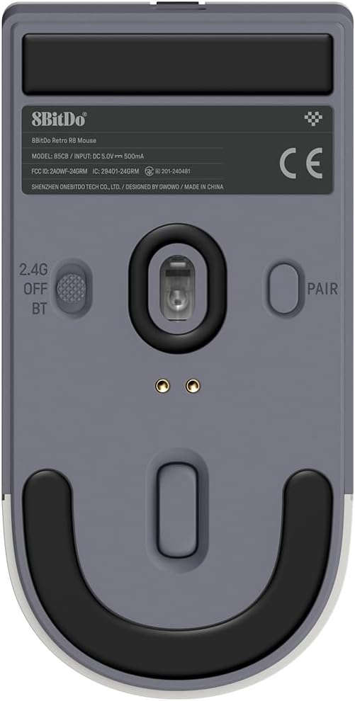 8Bitdo Retro R8 Souris Sans Fil Bluetooth & 2.4G - N Edition - Claviers - 8Bitdo - Shop Just for Games