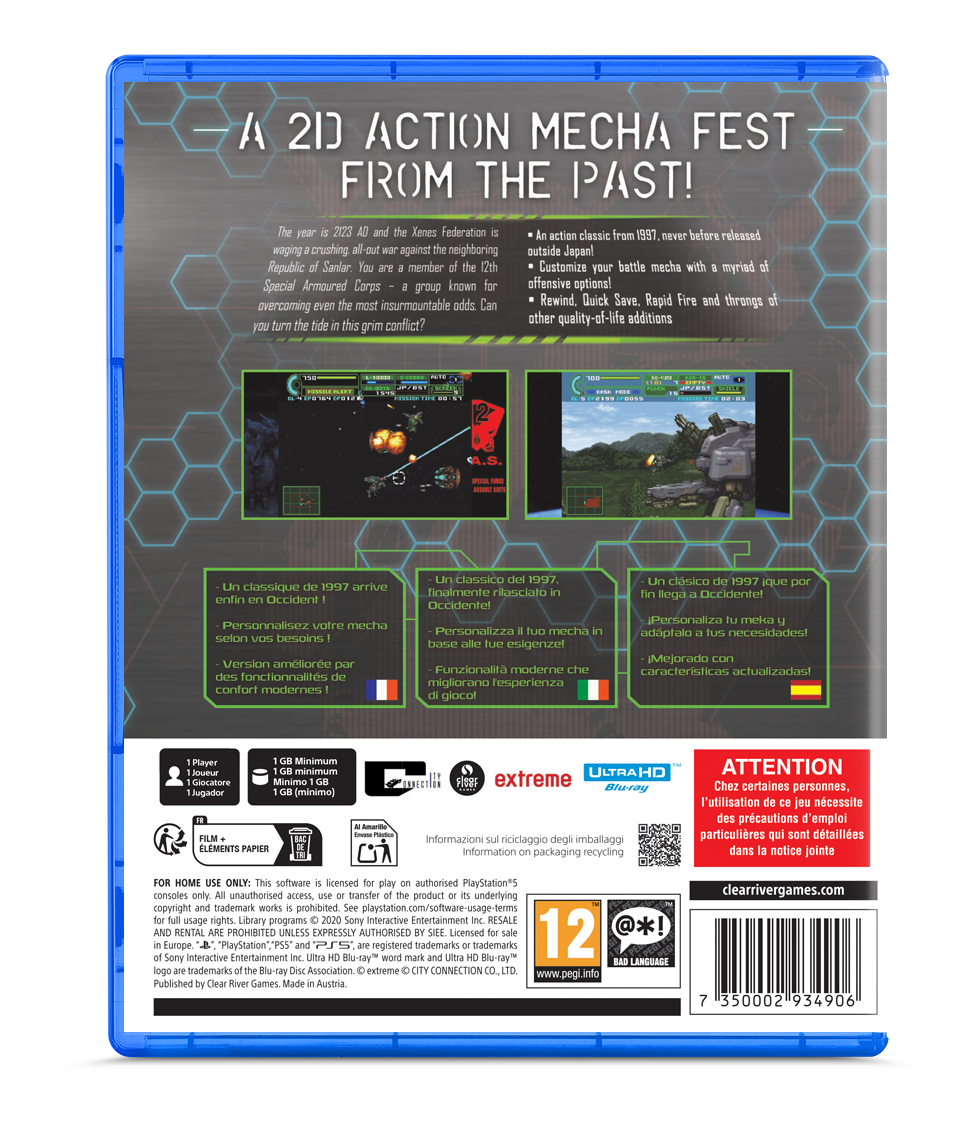 Assault Suit Leynos 2 Saturn Tribute Deluxe Edition PS5