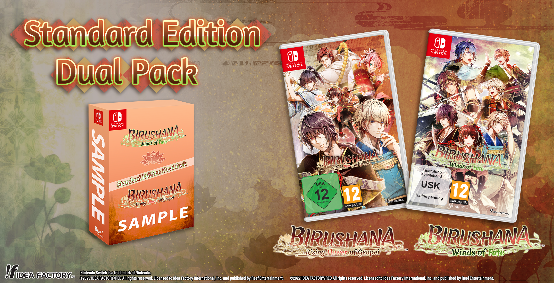 Birushana: Rising Flower of Genpei & Winds of Fate Dual Pack Nintendo Switch