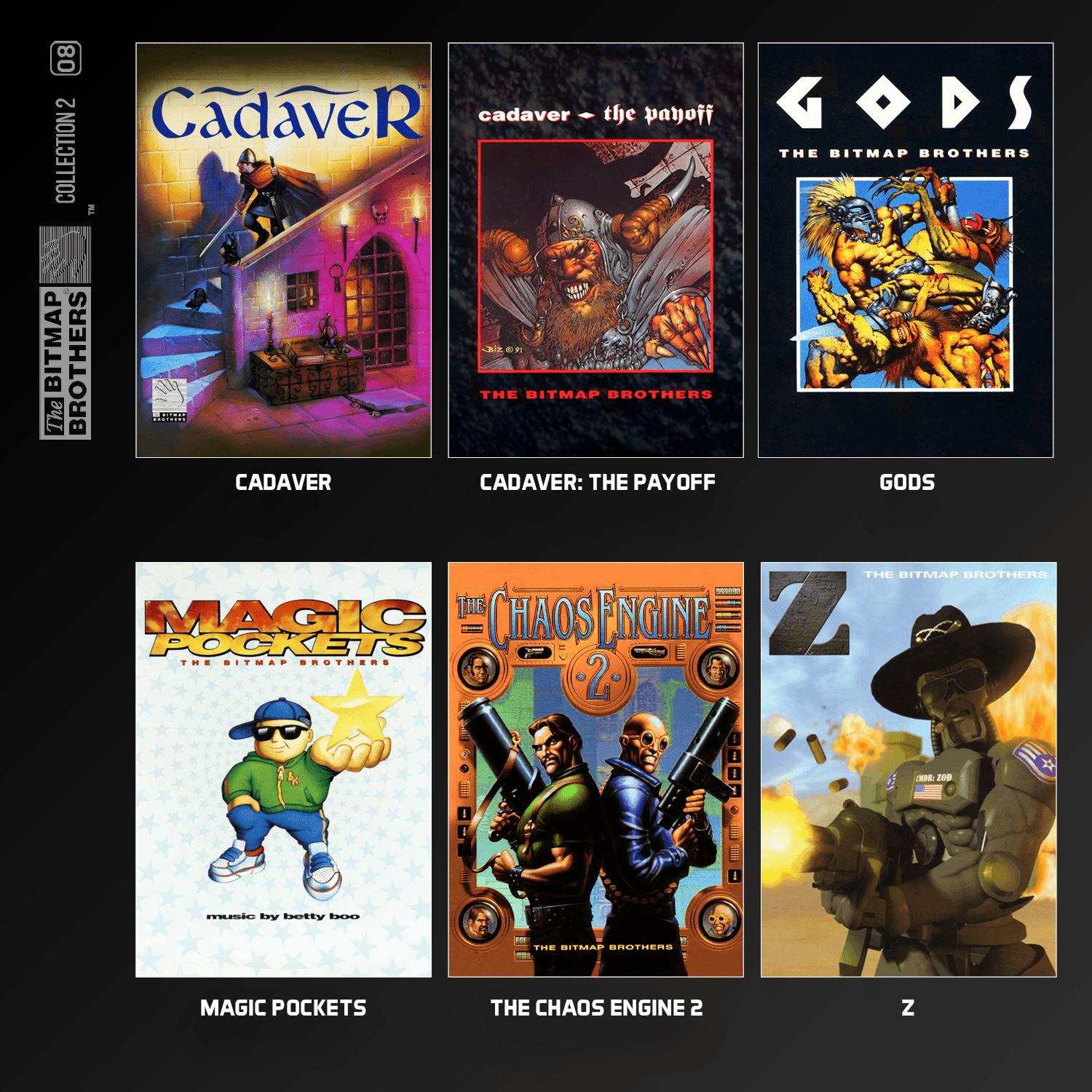 Blaze Evercade - The Bitmap Brothers Collection 2 - Cartouche n° 8 "Home Computer" - Jeux Rétro - Evercade - Shop Just for Games