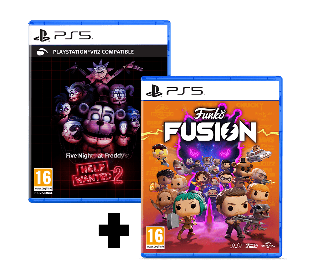 Bundle PS5 Funko Fusion + Five Nights at Freddy's Help Wanted 2 - Jeux Vidéo Physique - Shop Just for Games - Shop Just for Games