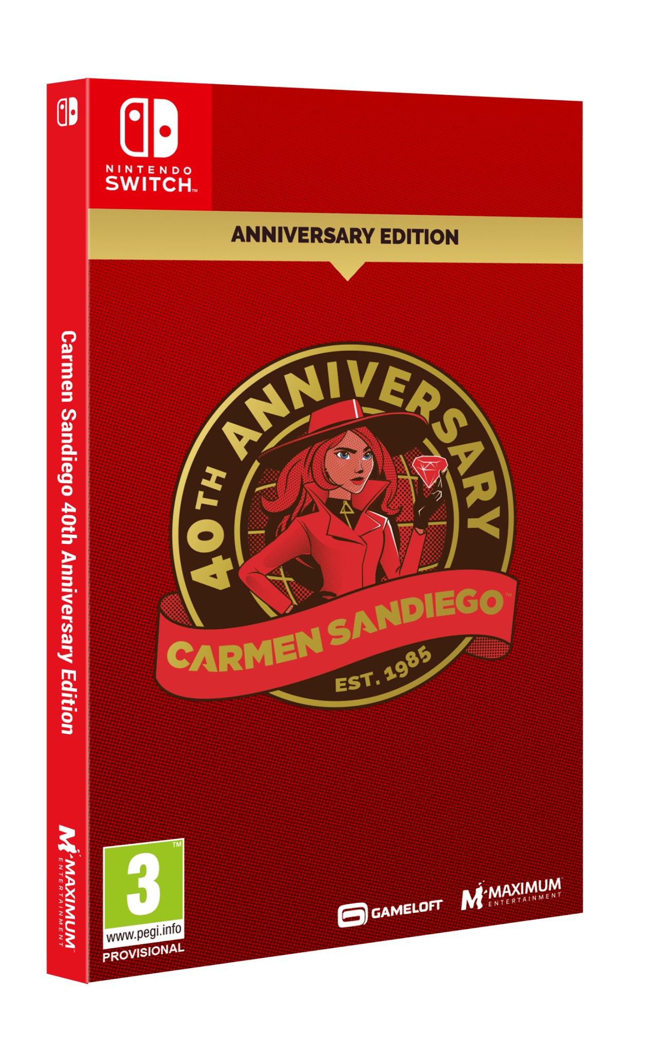 Carmen Sandiego 40th Anniversary Edition Nintendo Switch - Jeux Vidéo Physique - Maximum Entertainment - Shop Just for Games