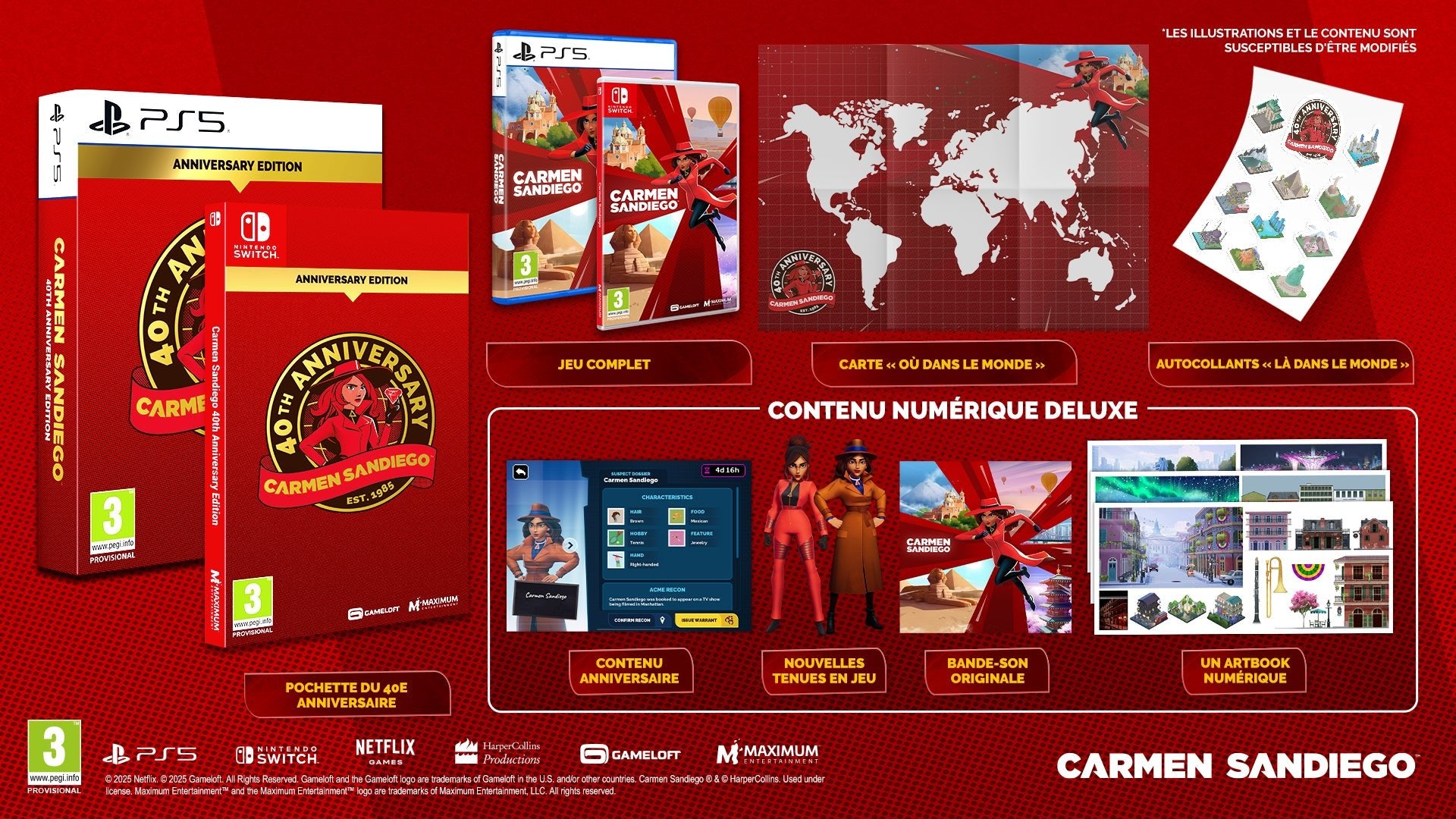 Carmen Sandiego 40th Anniversary Edition PS5 - Jeux Vidéo Physique - Maximum Entertainment - Shop Just for Games