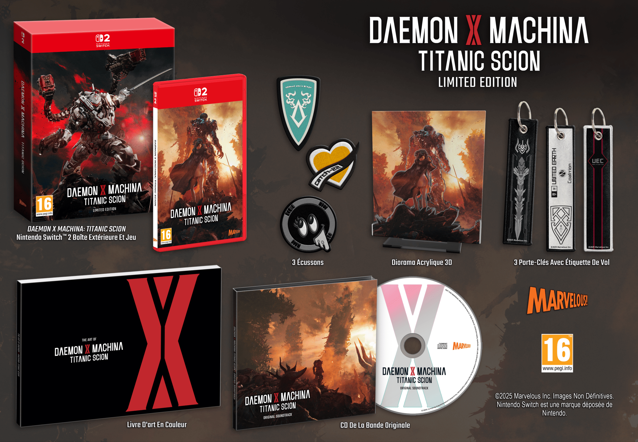 Daemon X Machina Titanic Scion Limited Edition Switch 2 - Jeux Vidéo Physique - MARVELOUS - Shop Just for Games