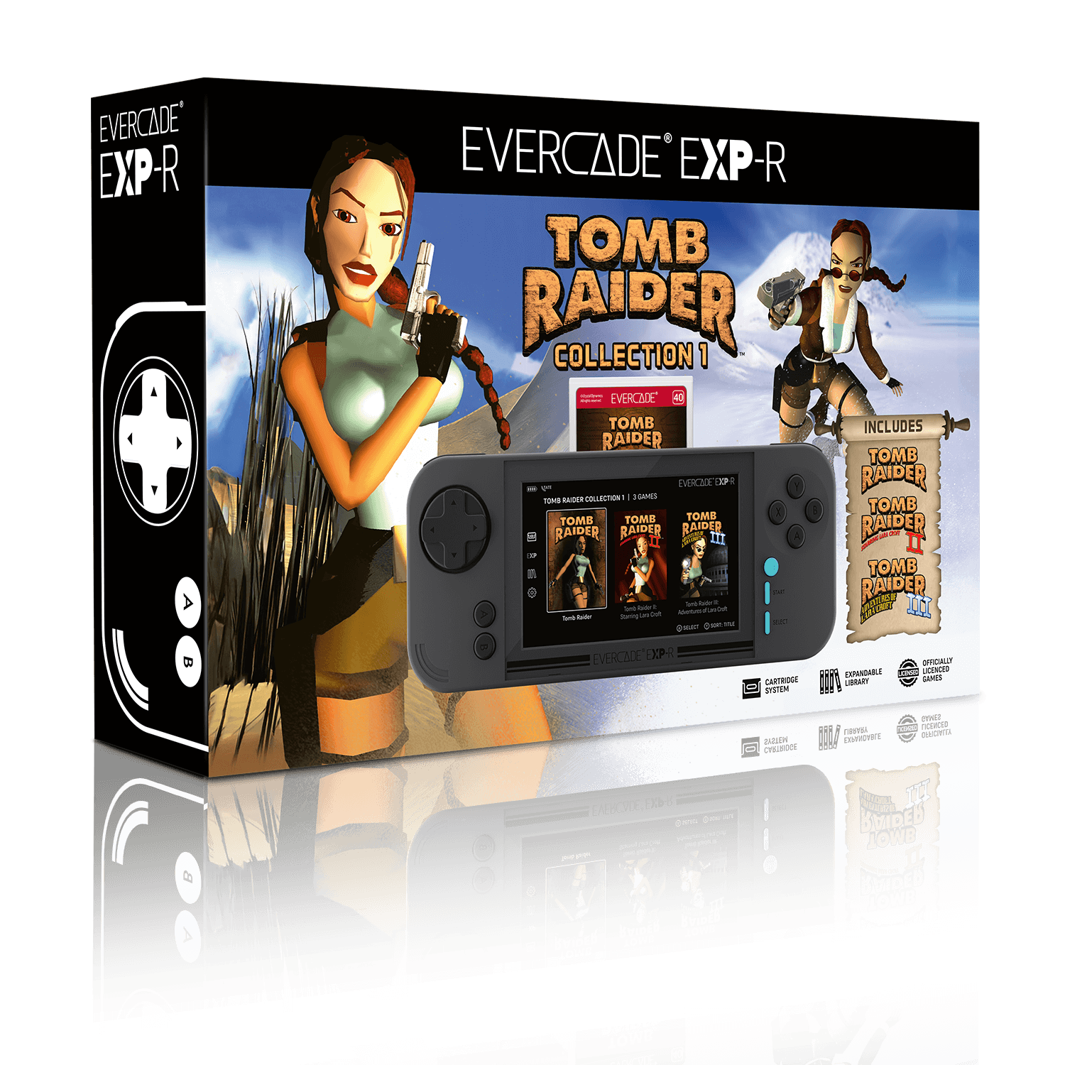 Blaze Evercade Console Portable EXP - R Pack Spécial "TATE & Shoots" - Console portable - Evercade - Shop Just for Games