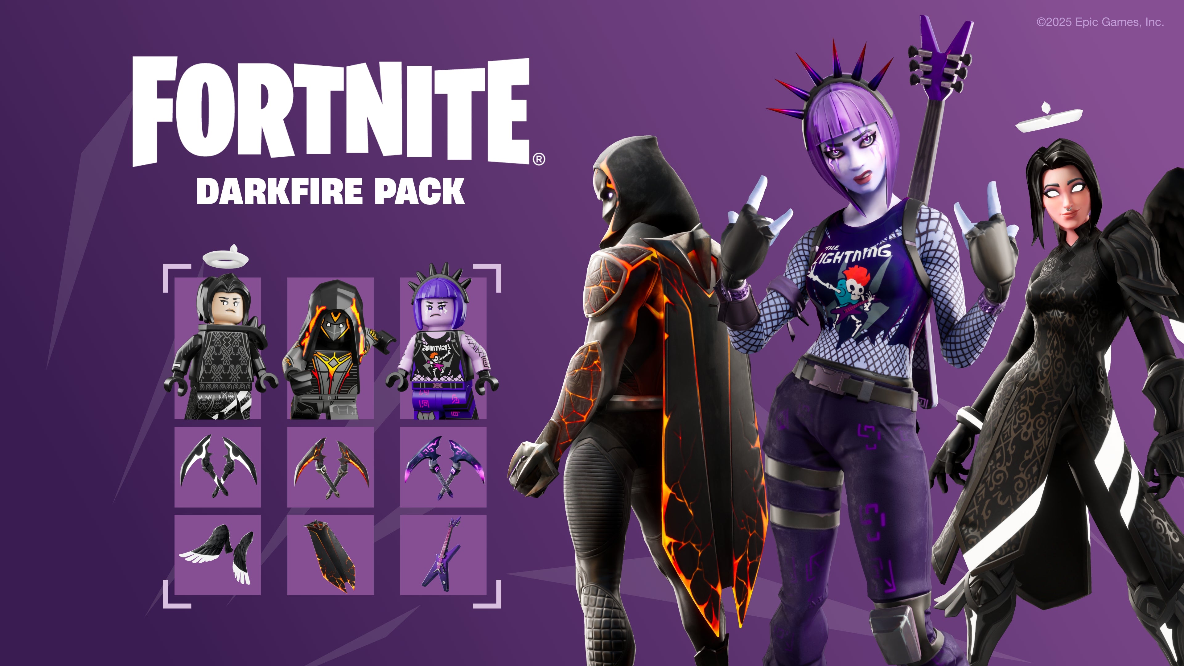 FORTNITE Darkfire & Ice Bundle Xbox Series X / Xbox One - 1000 V-Bucks inclus !