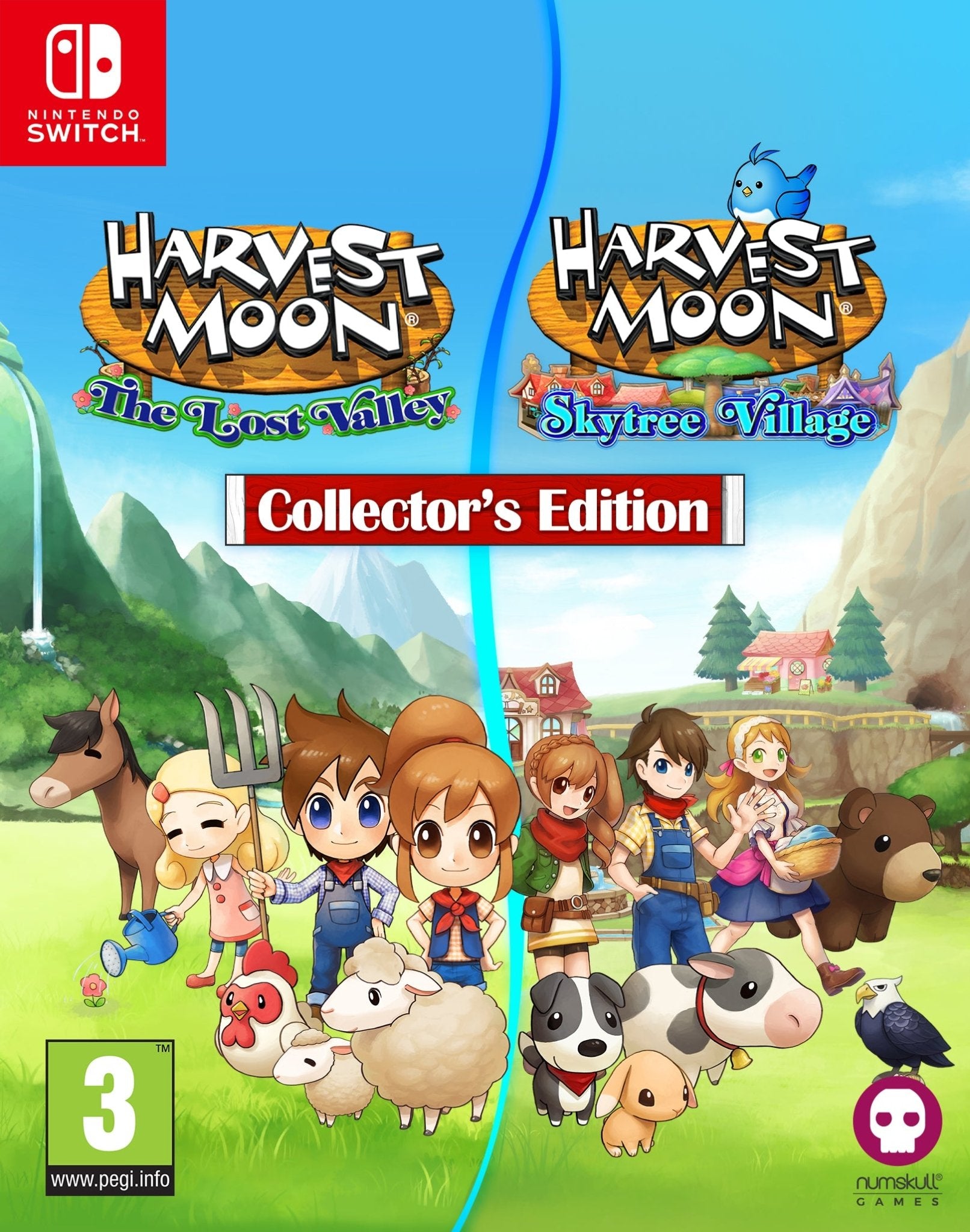 Harvest Moon The Lost Valley + Skytree Village Collector's Edition SWITCH - Jeux Vidéo Physique - NUMSKULL - Shop Just for Games
