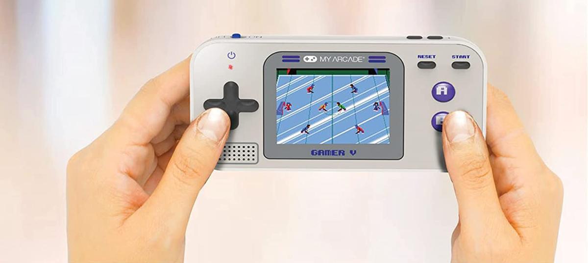 My arcade- Gamer V classique console portable gaming - Gris/violet