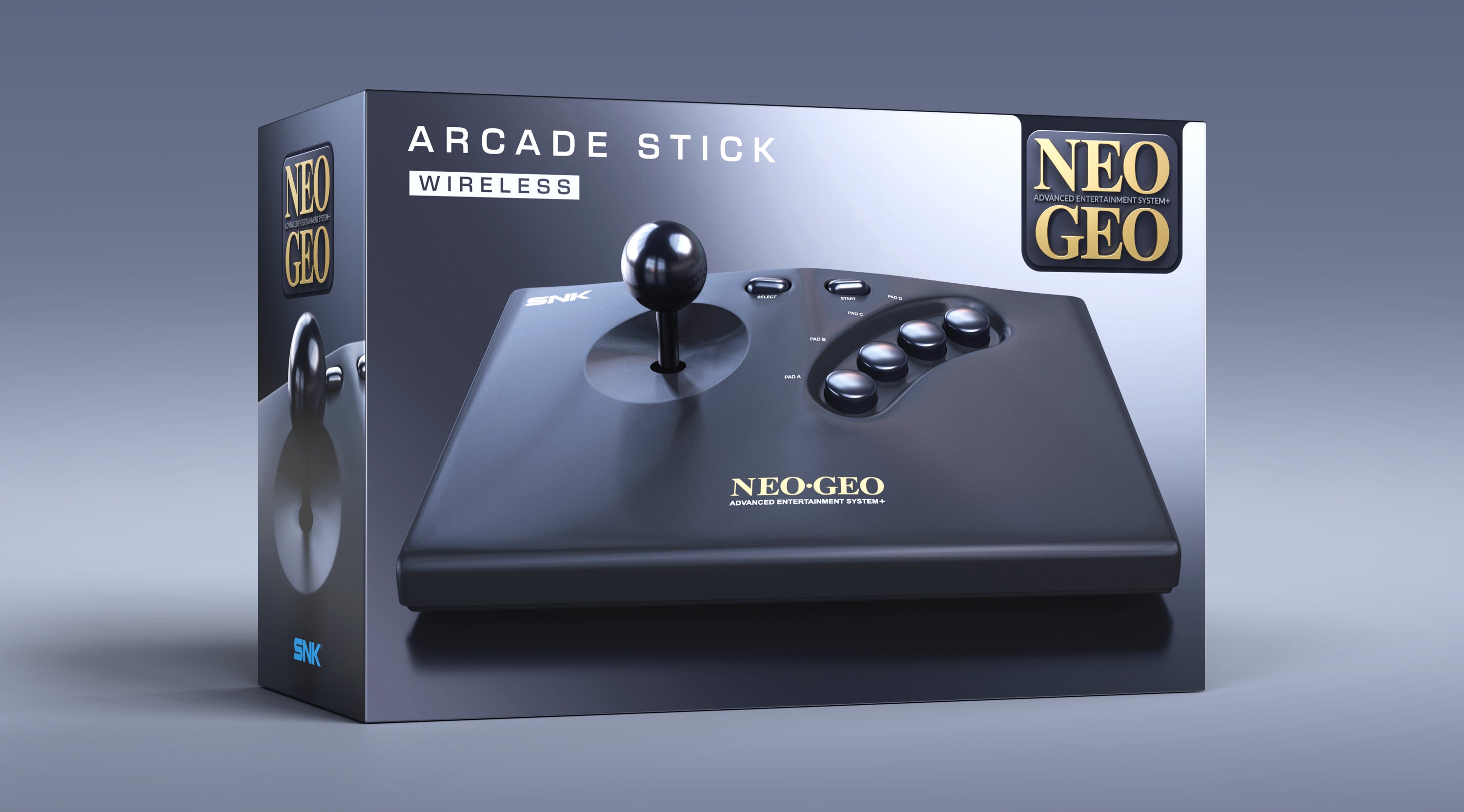 NEO GEO AES+ Arcade Stick sans fil noir