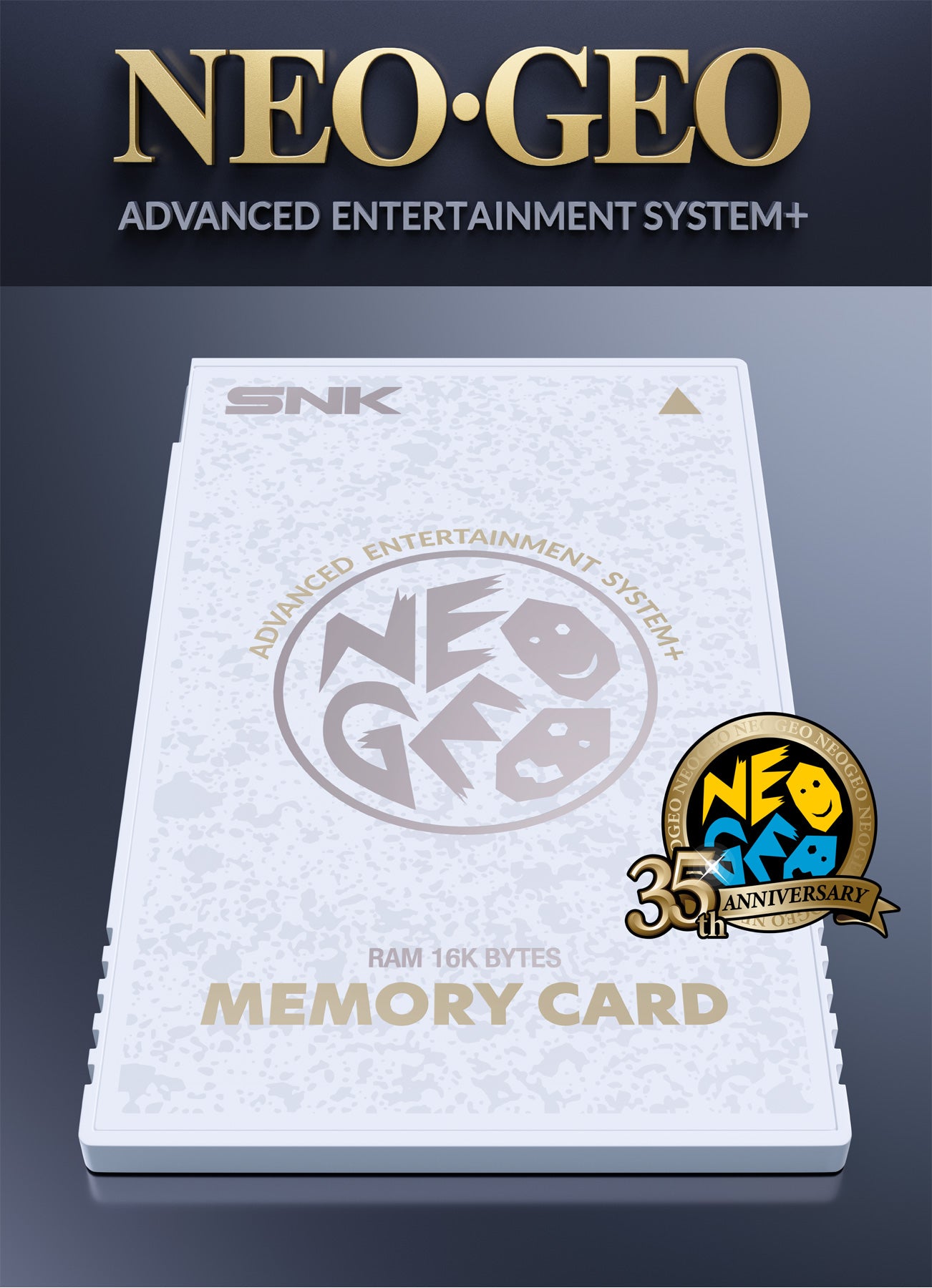 NEO GEO AES+ Memory Card blanche