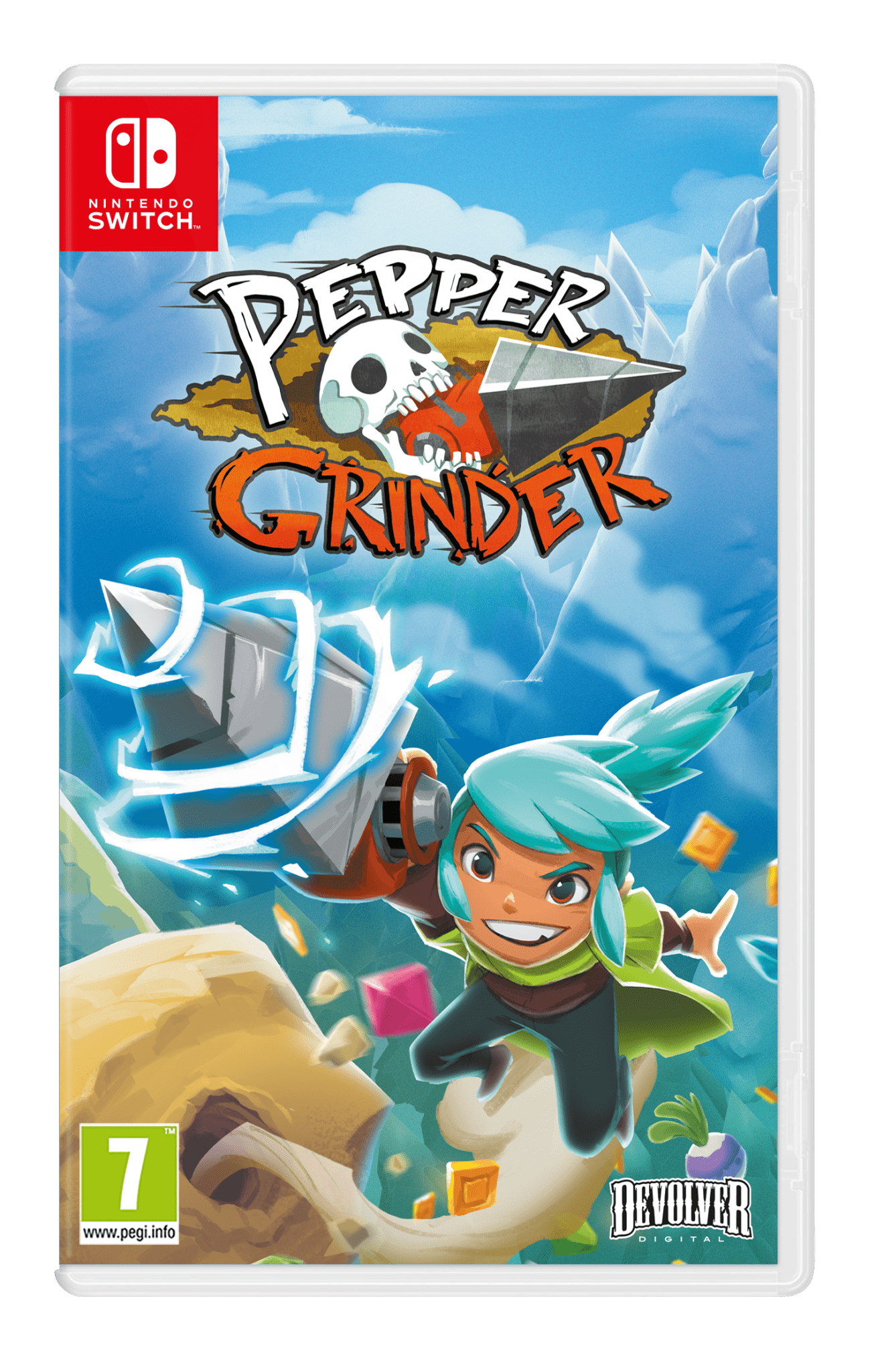 Pepper Grinder SWITCH - Jeux Vidéo Physique - Devolver Digital - Shop Just for Games