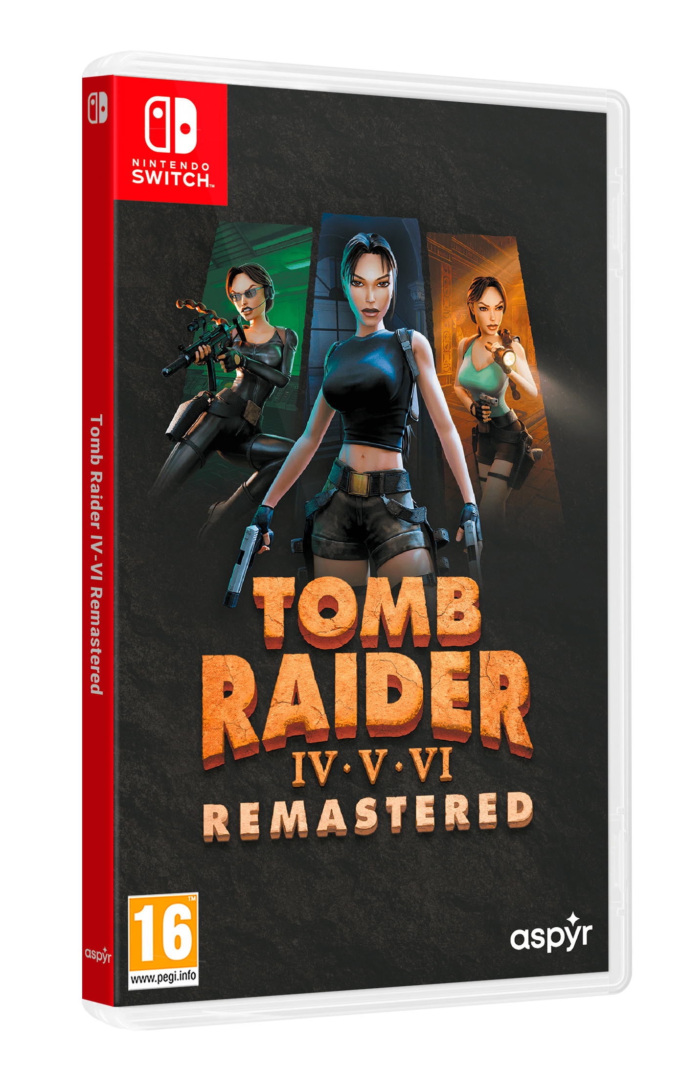 Tomb Raider IV-V-VI Remastered Starring Lara Croft Nintendo Switch
