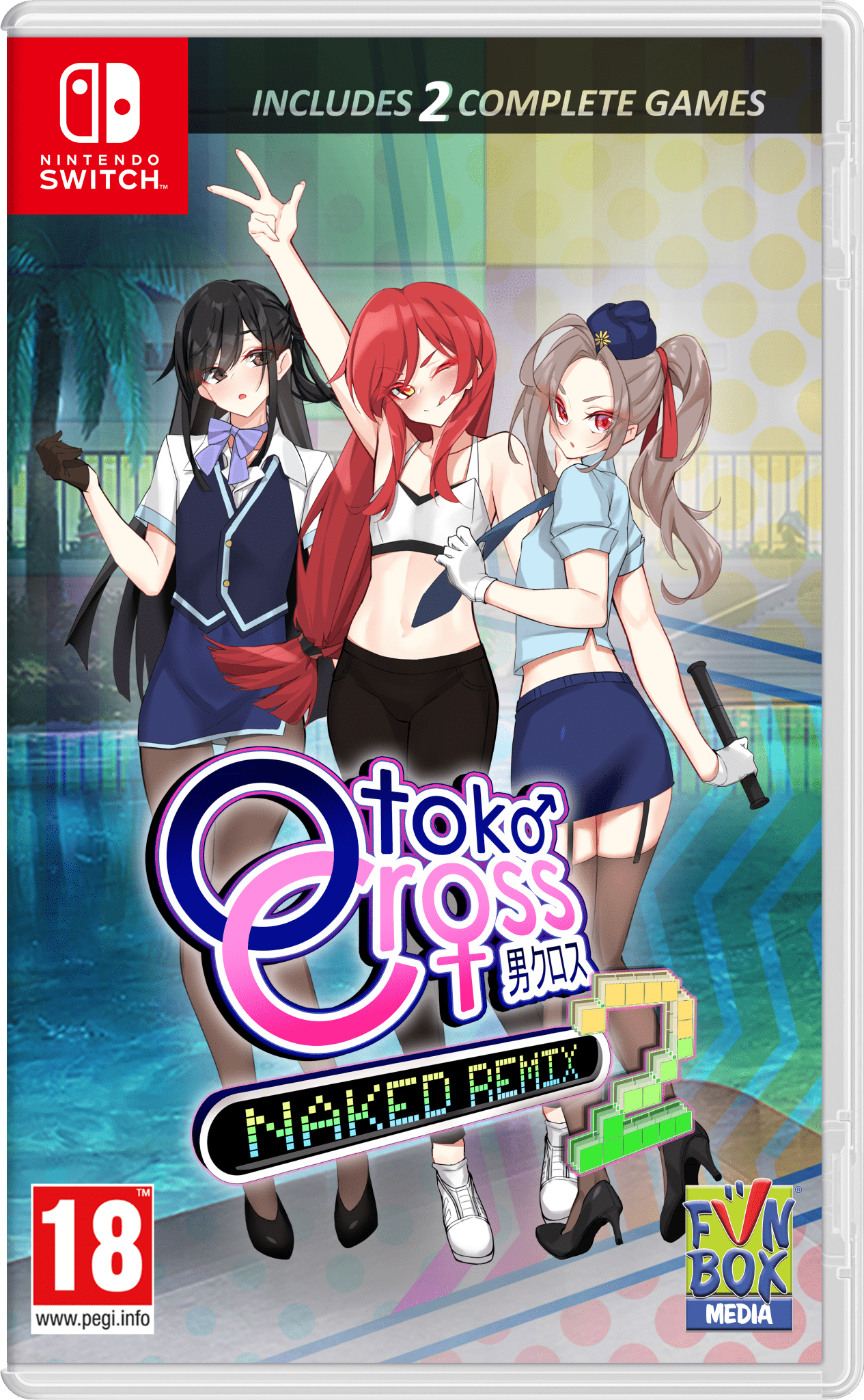 Otoko Cross Naked Remix 2 nintendo SWITCH - Jeux Vidéo Physique - Funbox - Shop Just for Games