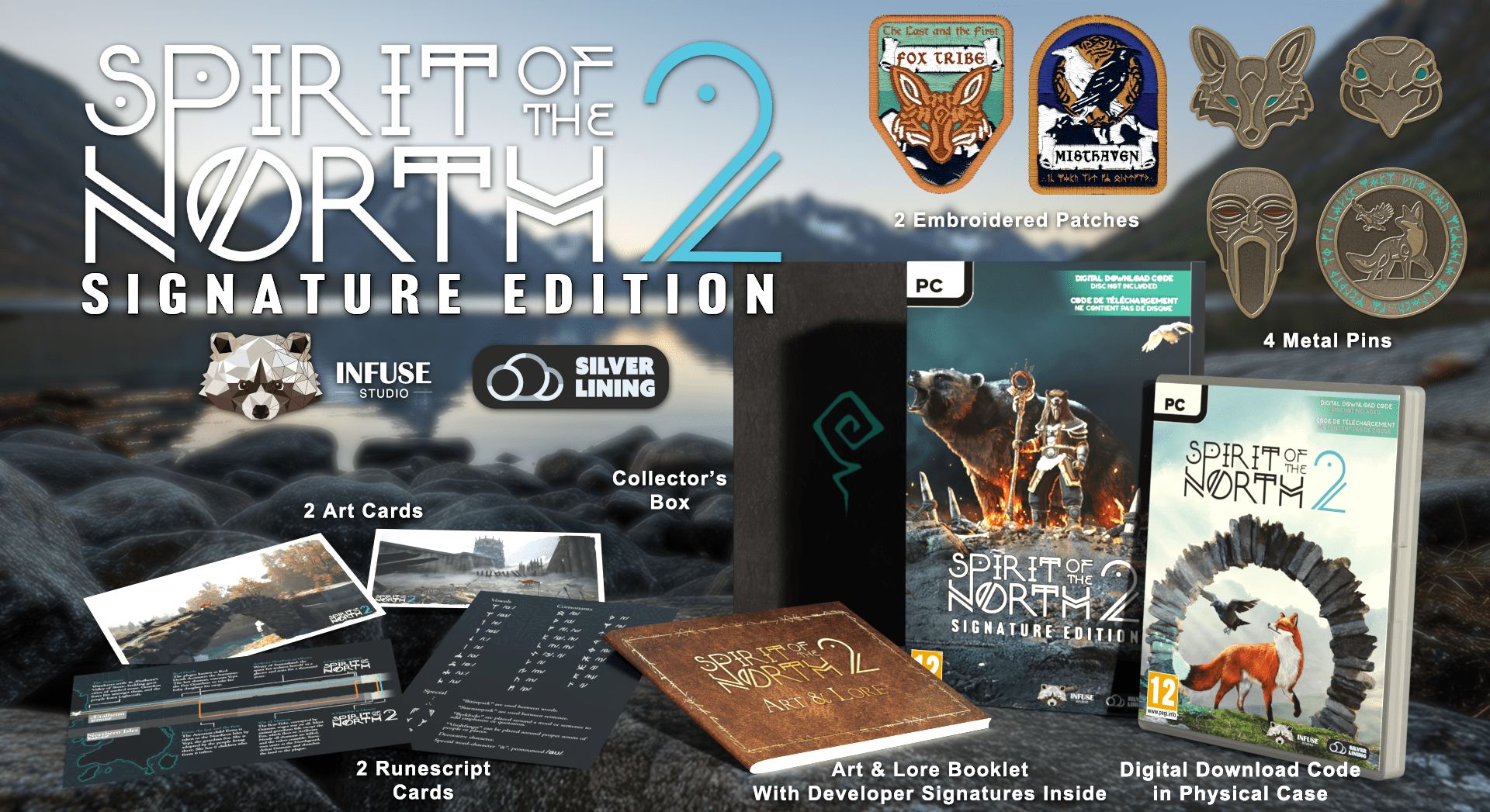 Spirit of the North 2 Signature Edition PC (Code de Téléchargement Uniquement) - Jeux Vidéo Physique - SILVER LINING - Shop Just for Games