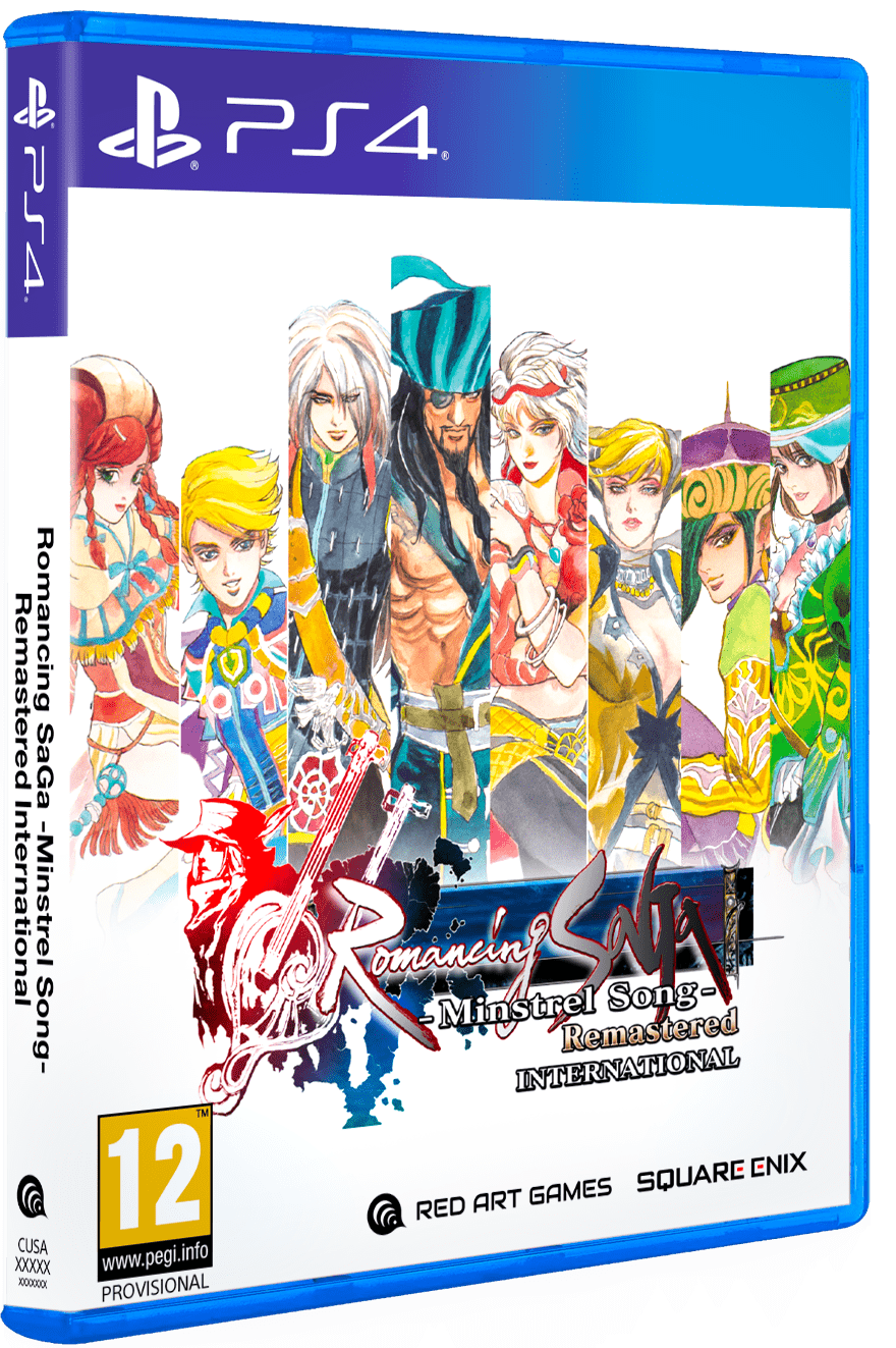 Romancing SaGa Minstrel Song Remastered International PS4 - Jeux Vidéo Physique - Red Art Games - Shop Just for Games