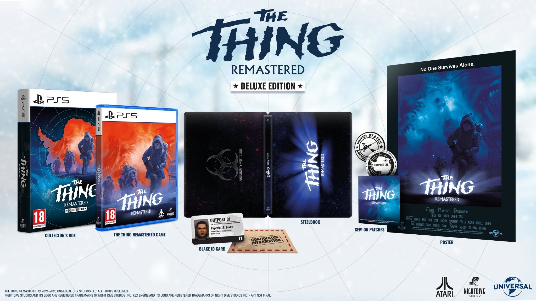 The Thing Remastered Deluxe Edition PS5 - Jeux Vidéo Physique - Atari - Shop Just for Games
