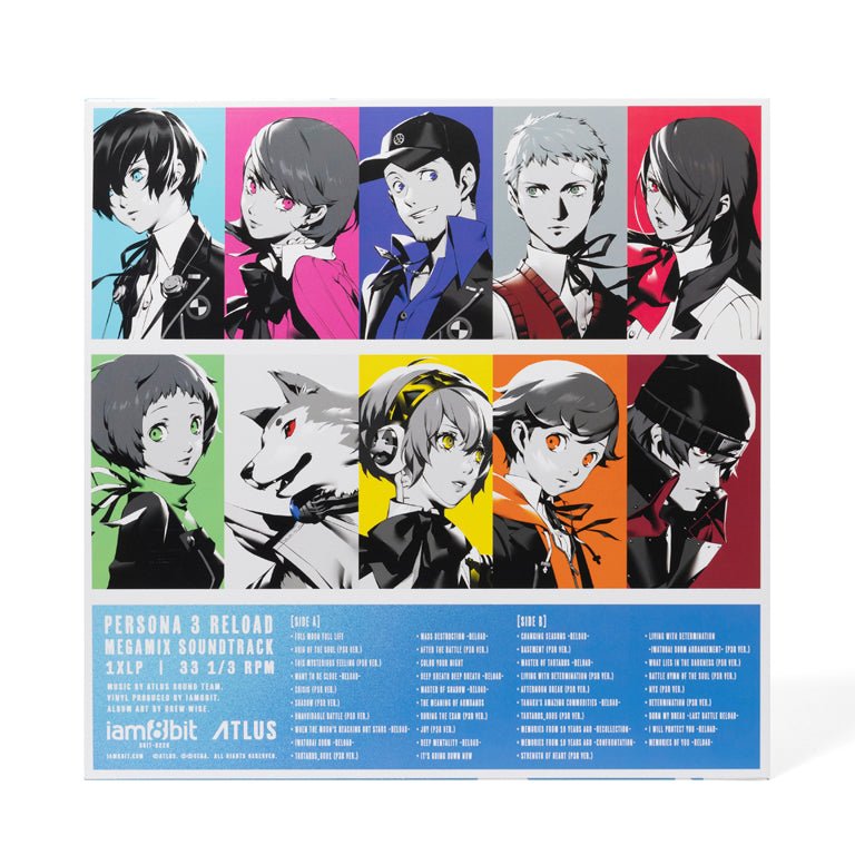 Persona 3 Reload Megamix - 1LP - Vinyles - iam8bit - Shop Just for Games