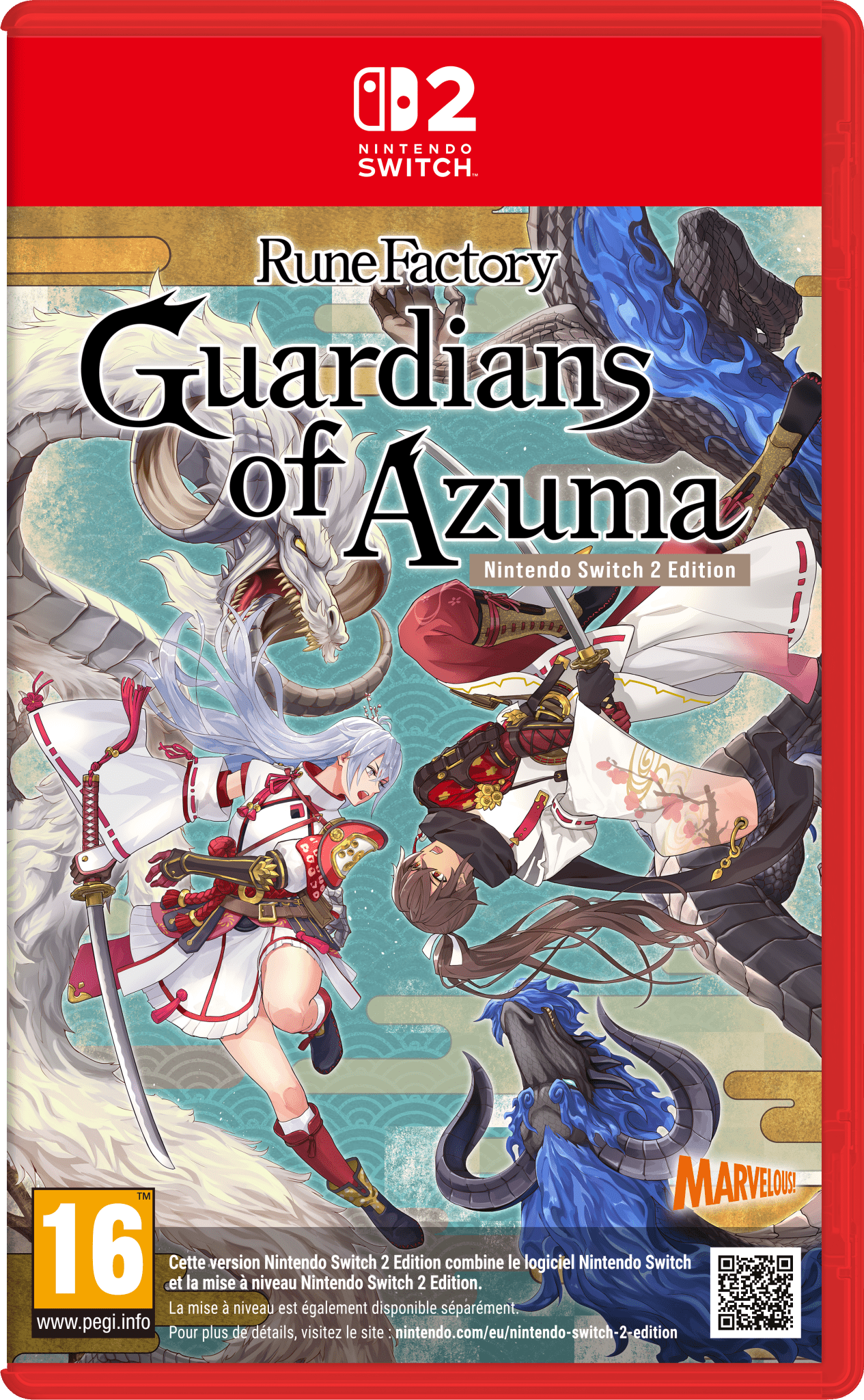 Rune Factory Guardians of Azuma Nintendo Switch 2 - Jeux Vidéo Physique - MARVELOUS - Shop Just for Games