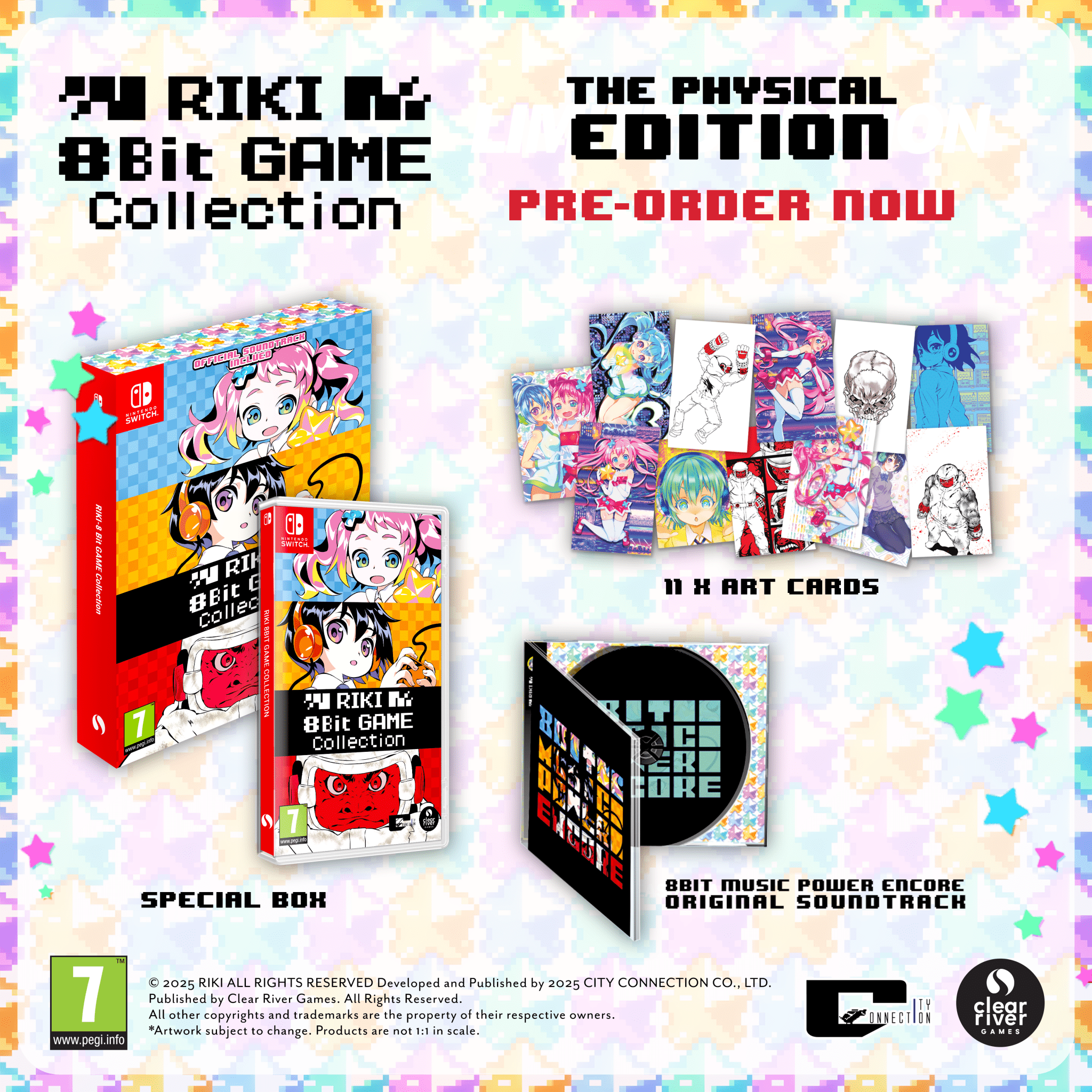 RIKI 8Bit GAME Collection Nintendo Switch - Jeux Vidéo Physique - Clear River Games - Shop Just for Games