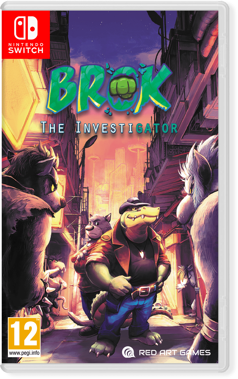 Brok The InvestiGator Nintendo Switch - Jeux Vidéo Physique - Red Art Games - Shop Just for Games