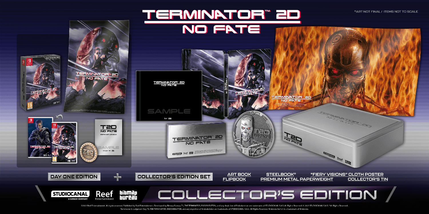 Terminator 2D No Fate Collector Nintendo Switch - Jeux Vidéo Physique - Reef Entertainment - Shop Just for Games