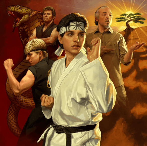 The Karate Kid: 40th Anniversary - 2LP - Vinyles - SpaceLab9 - Shop Just for Games