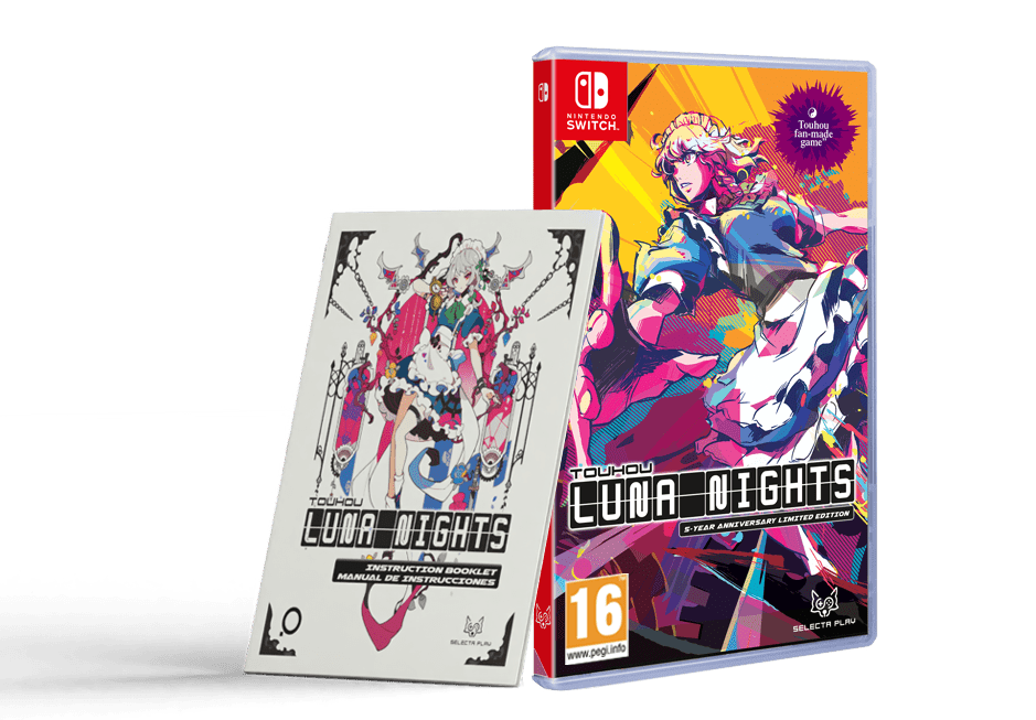 Touhou Luna Nights 5 Year Anniversary SWITCH - Jeux Vidéo Physique - SELECTA PLAY - Shop Just for Games