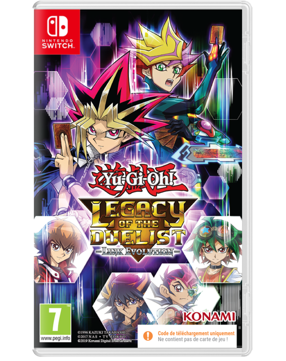 Yu Gi Oh Legacy of the Duelist : Link Evolution Nintendo SWITCH (CODE DE TÉLÉCHARGEMENT)