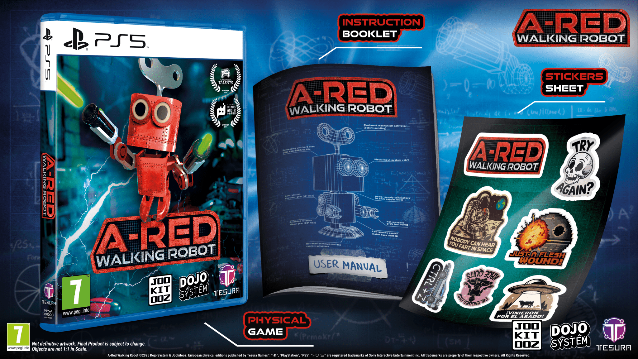 A - RED Walking Robot PS5 - Jeux Vidéo Physique - TESURA - Shop Just for Games