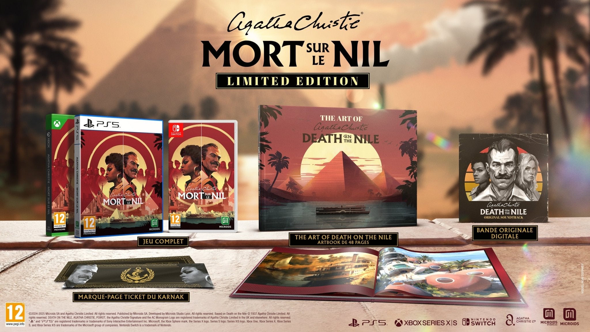 Agatha Christie - Mort sur le Nil Limited Edition Xbox Series X - Jeux Vidéo Physique - MICROIDS - Shop Just for Games