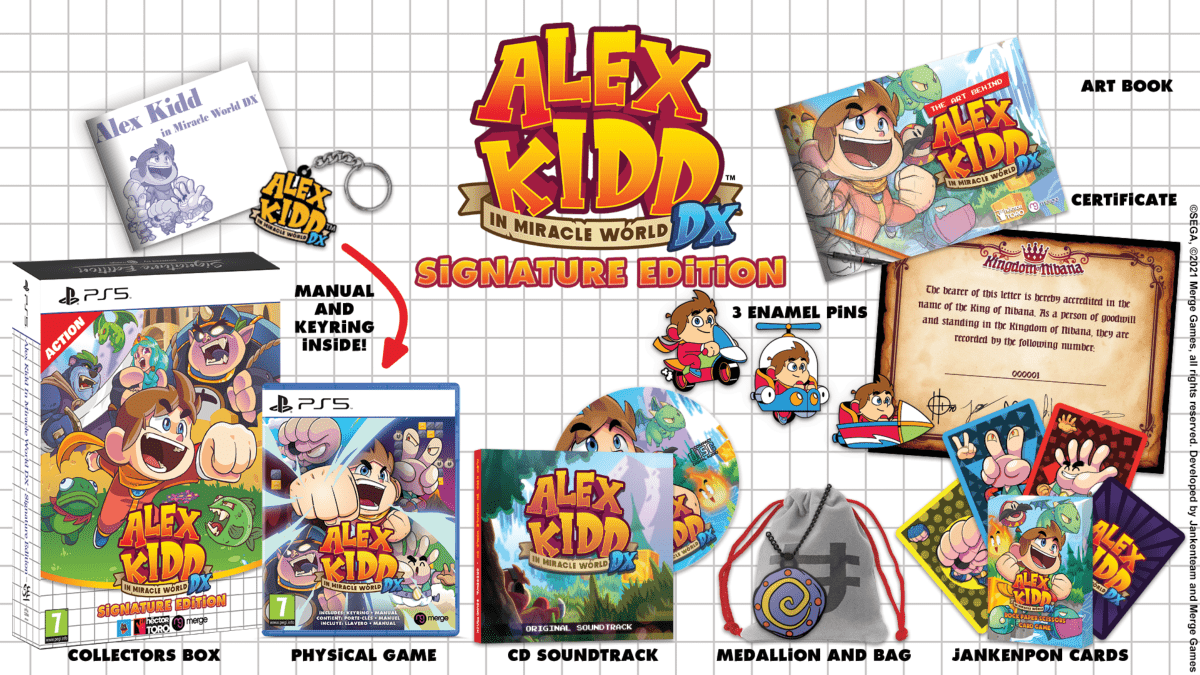 Alex Kidd in Miracle World DX PS5 Signature Edition - Jeux Vidéo Physique - MERGE - Shop Just for Games