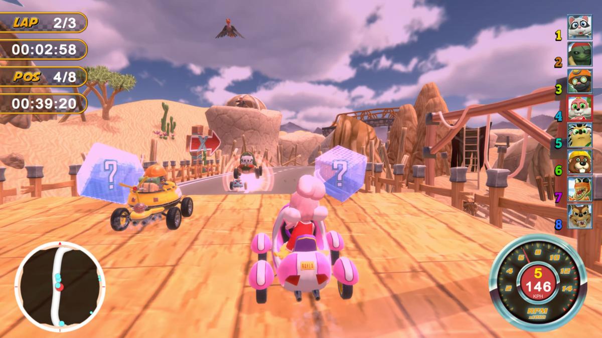 Animal Kart Racer code CIAB + Volant Nintendo SWITCH - Jeux Vidéo Code de Téléchargement - MINDSCAPE - Shop Just for Games