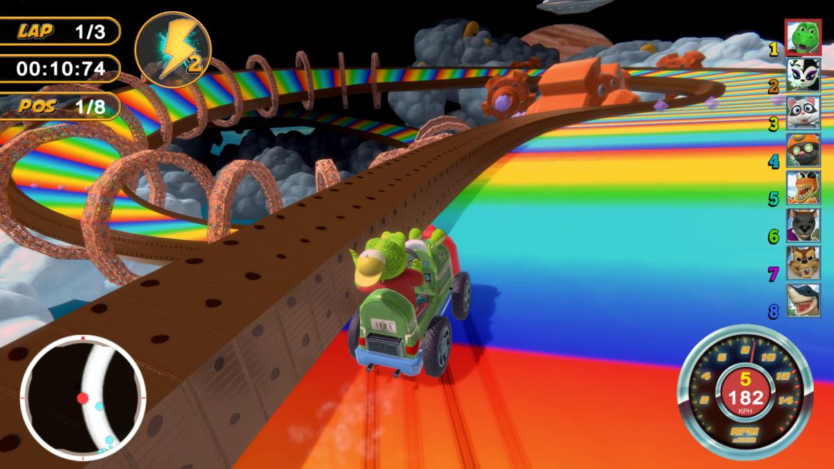 Animal Kart Racer code CIAB + Volant Nintendo SWITCH - Jeux Vidéo Code de Téléchargement - MINDSCAPE - Shop Just for Games