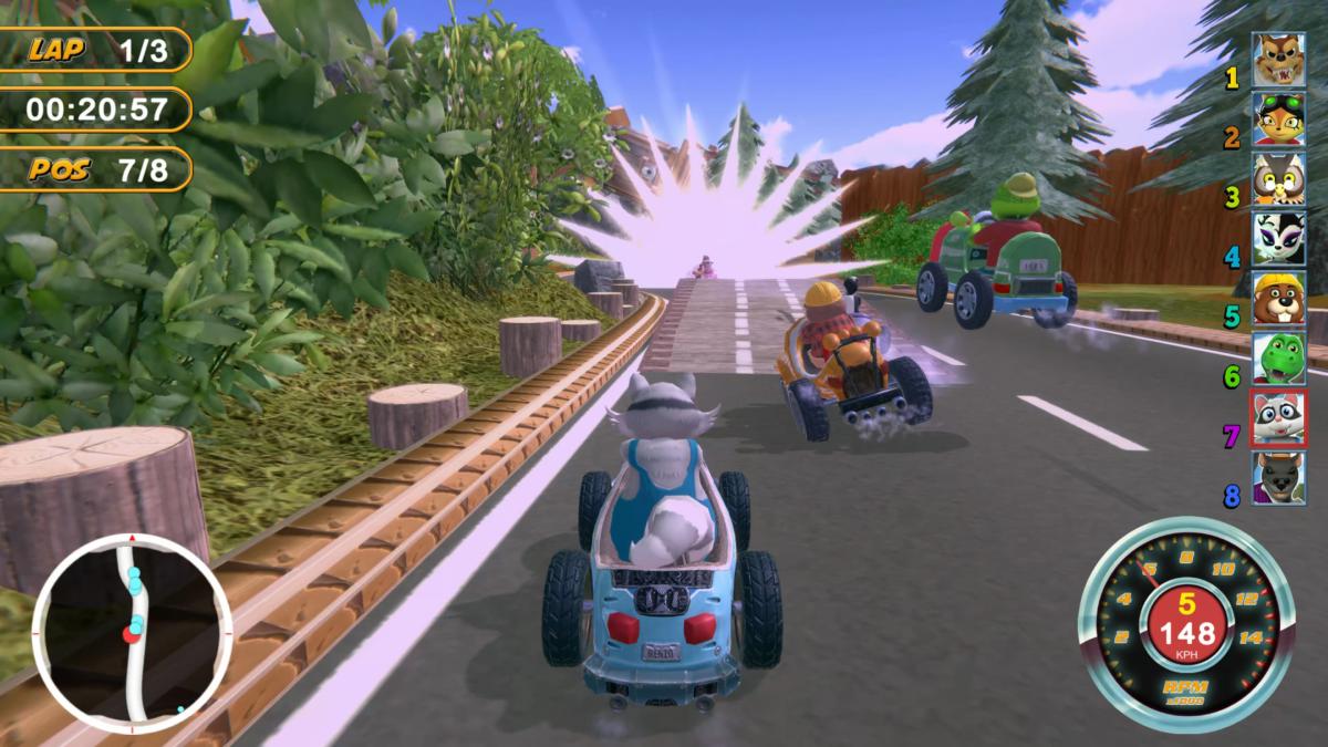 Animal Kart Racer code CIAB + Volant Nintendo SWITCH - Jeux Vidéo Code de Téléchargement - MINDSCAPE - Shop Just for Games