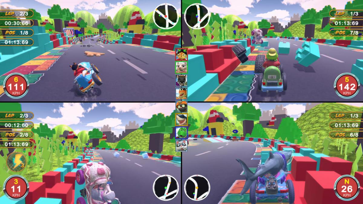 Animal Kart Racer code CIAB + Volant Nintendo SWITCH - Jeux Vidéo Code de Téléchargement - MINDSCAPE - Shop Just for Games