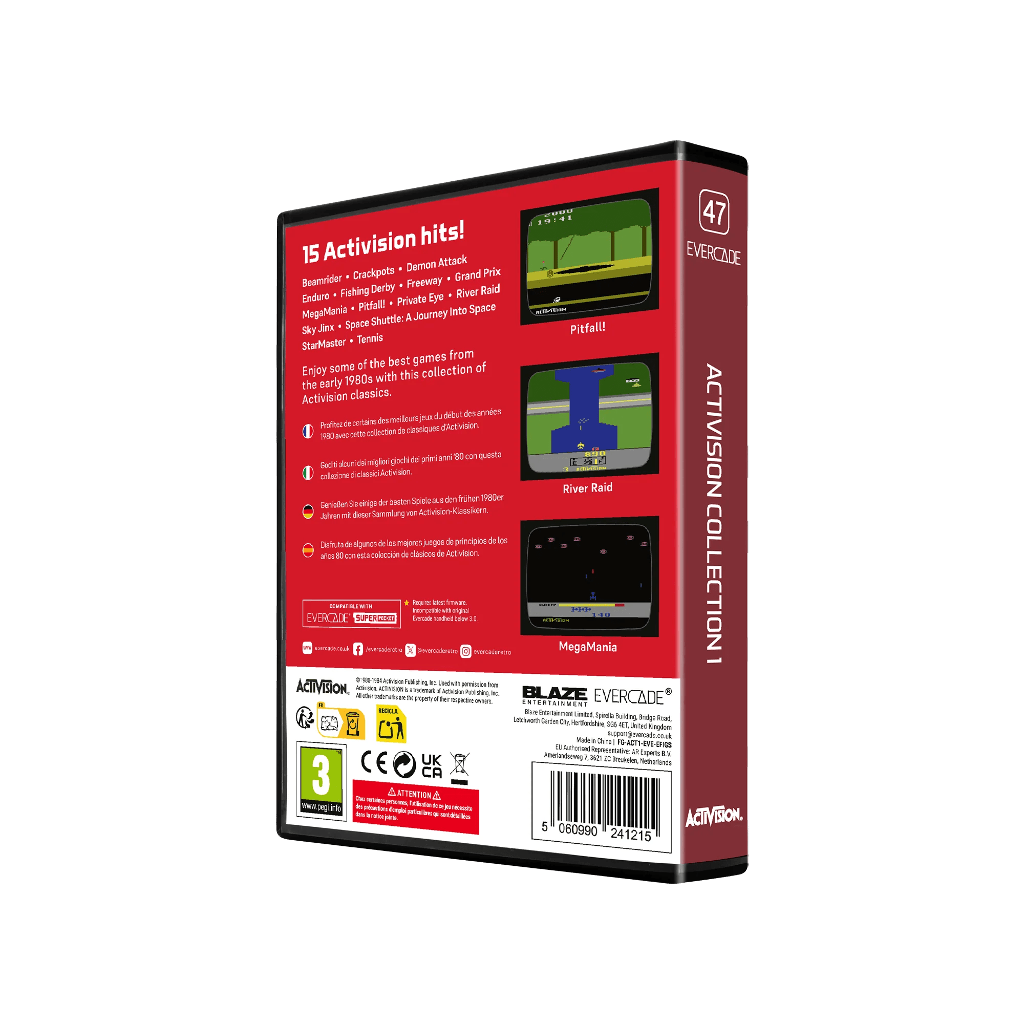 Blaze Evercade - Activision Collection 1 - Cartouche n°47 - Jeux Rétro - Evercade - Shop Just for Games