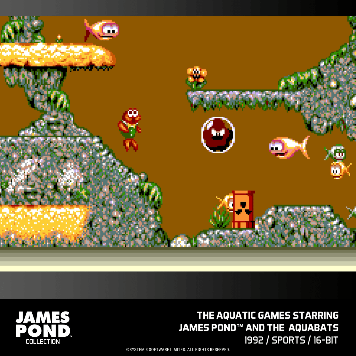 Blaze Evercade - James Pond Collection - Cartouche n°54 - Jeux Rétro - Evercade - Shop Just for Games