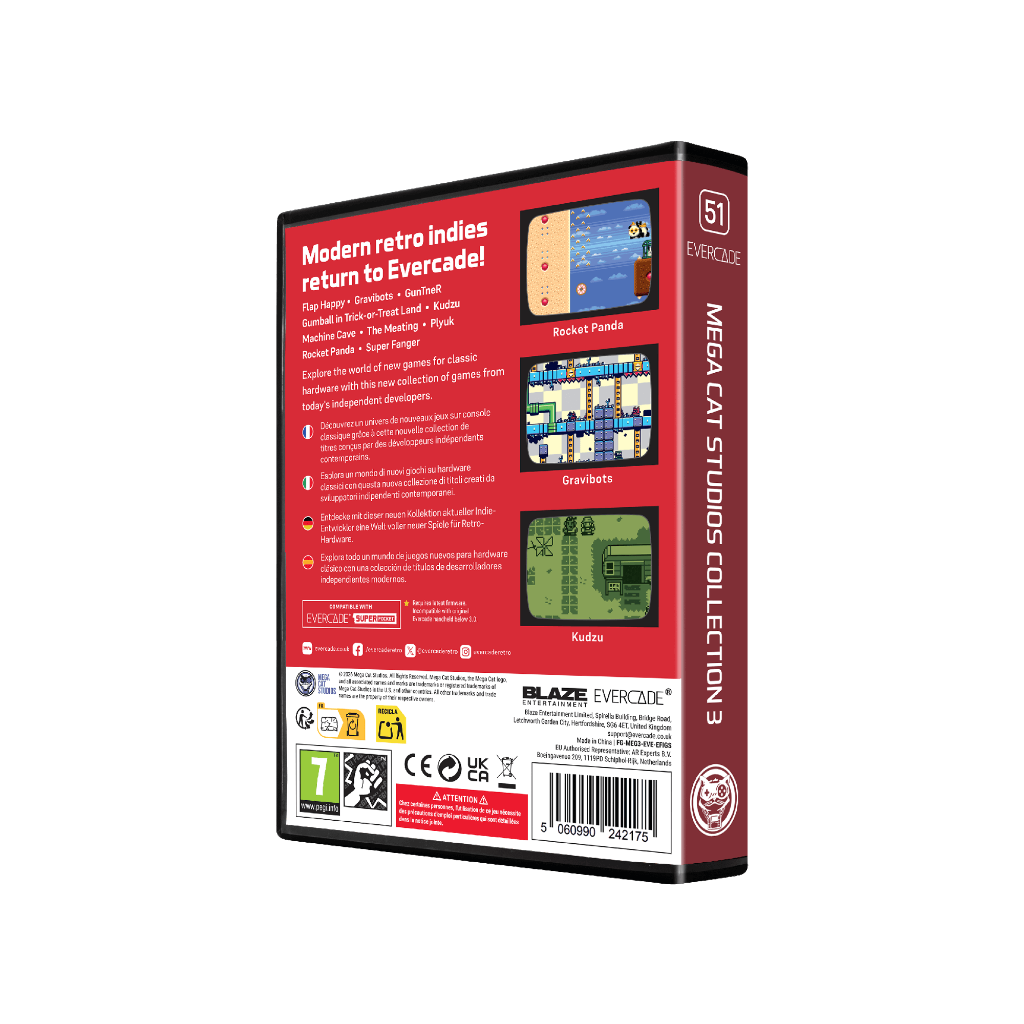 Blaze Evercade - Mega Cat Studios Collection 3 - Cartouche n°51 - Jeux Rétro - Evercade - Shop Just for Games