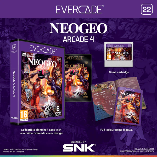 Blaze Evercade - NEOGEO Arcade Collection 4 - Cartouche n°22 - Jeux Rétro - Evercade - Shop Just for Games