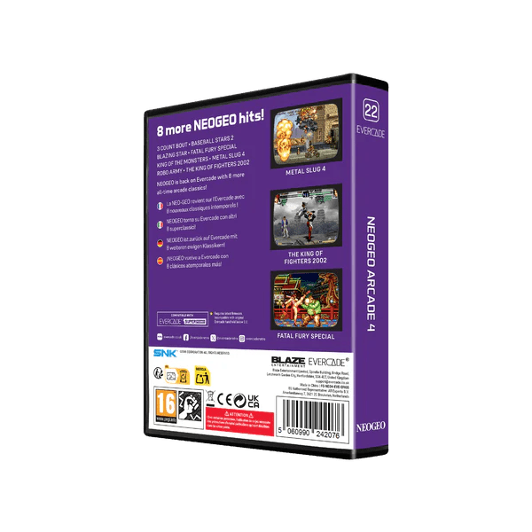 Blaze Evercade - NEOGEO Arcade Collection 4 - Cartouche n°22 - Jeux Rétro - Evercade - Shop Just for Games