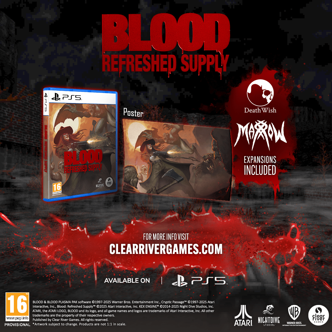 Blood Refreshed Supply PS5 - Jeux Vidéo Physique - Clear River Games - Shop Just for Games